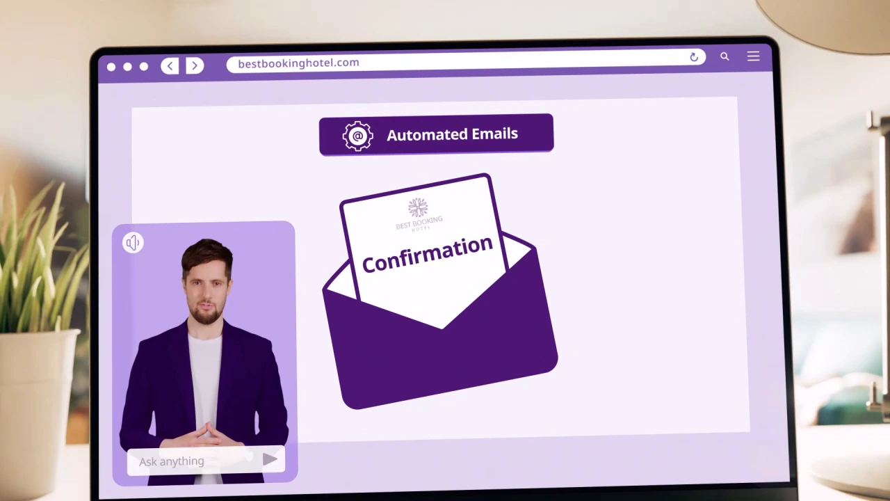 Кадр из ролика «EXELY Booking Engine»
