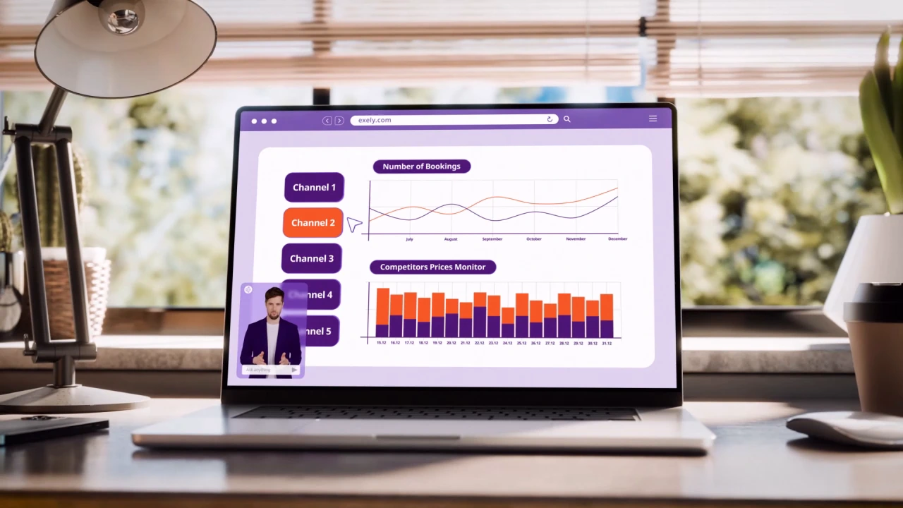 Кадр из ролика «EXELY Channel Manager»